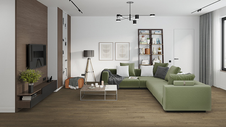 SPC Ламинат DAMY FLOOR Семья Дуб Мокко SPC Ламинат DAMY FLOOR Семья Дуб Мокко