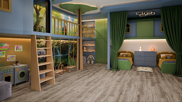 SPC Ламинат DAMY FLOOR Семья Дуб Натуральный SPC Ламинат DAMY FLOOR Семья Дуб Натуральный