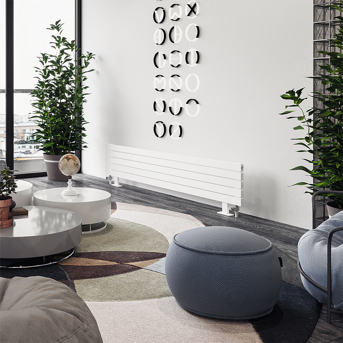 Трубчатый напольный радиатор Радиатор WARMMET Flat 60 HN