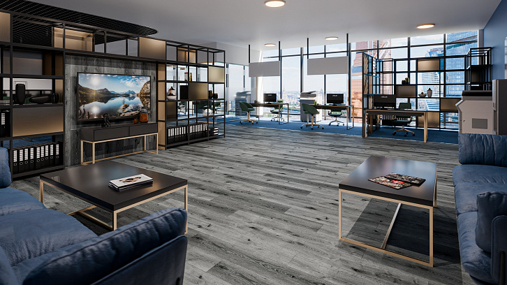 SPC Ламинат DAMY FLOOR Семья Дуб Сильвер