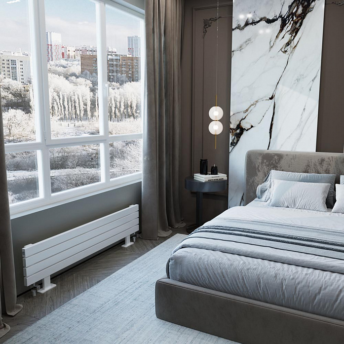 Трубчатый напольный радиатор Радиатор WARMMET Flat 60 HN