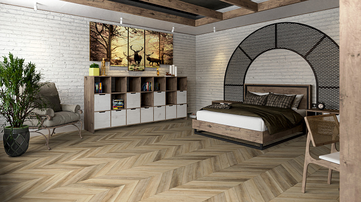 Усовершенствованная кварц-виниловая LVT плитка DAMY FLOOR Шеврон Амбуаз Усовершенствованная кварц-виниловая LVT плитка DAMY FLOOR Шеврон Амбуаз