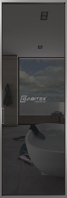 Алюминиевая перегородка 01 GREY │CHROME MATT Алюминиевая перегородка 01 GREY │CHROME MATT