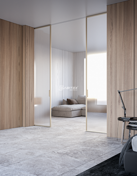 Алюминиевая перегородка 08 GREY │CHROME MATT Алюминиевая перегородка 08 GREY │CHROME MATT