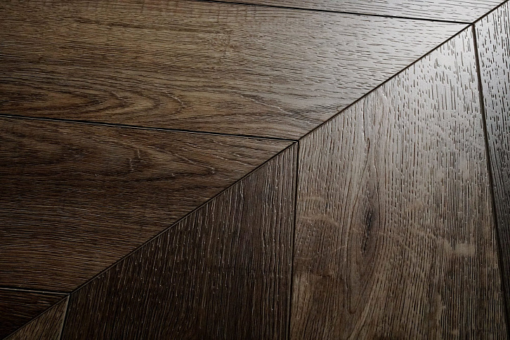 Усовершенствованная кварц-виниловая LVT плитка  DAMY FLOOR Шеврон Сен-Жермен