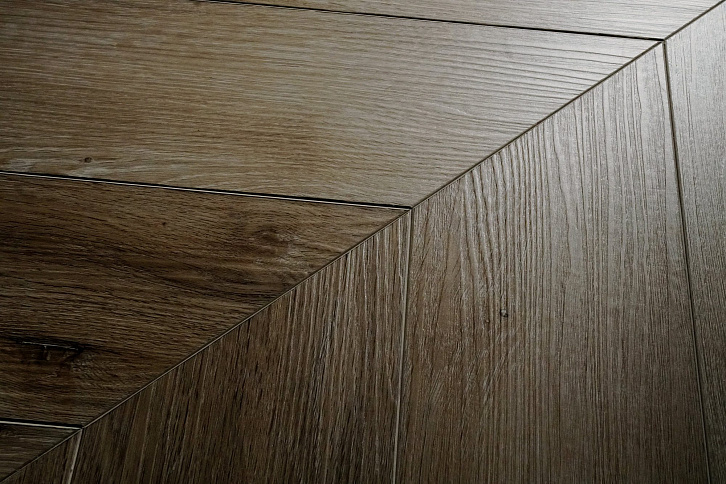 Усовершенствованная кварц-виниловая LVT плитка  DAMY FLOOR Шеврон Версаль