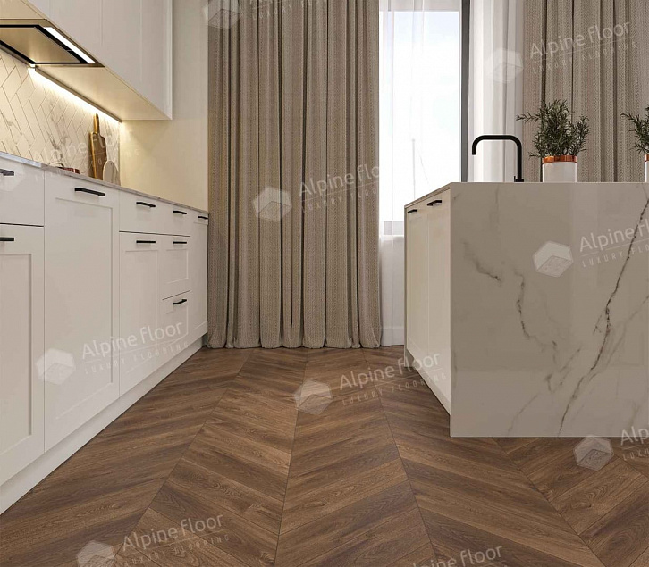SPC ламинат Дуб Коричневый ECO 18-13 MC SPC ламинат Дуб Коричневый ECO 18-13 MC