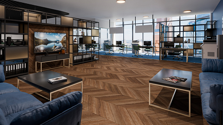 Усовершенствованная кварц-виниловая LVT плитка DAMY FLOOR Шайо Усовершенствованная кварц-виниловая LVT плитка DAMY FLOOR Шайо