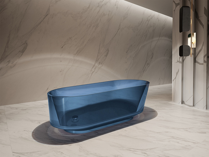 Прозрачная ванна ABBER Kristall AT9706Saphir Прозрачная ванна ABBER Kristall AT9706Saphir