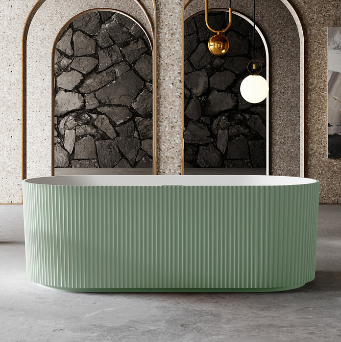 Ванна из искусственного камня ABBER Stein AS9601MCG Ванна из искусственного камня ABBER Stein AS9601MCG