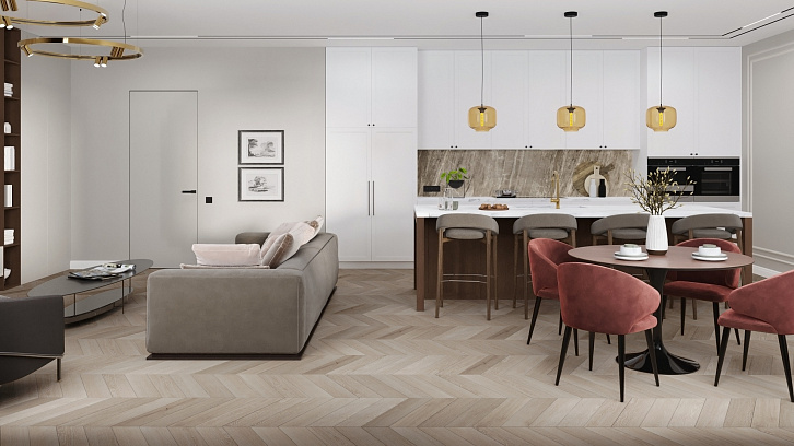 Усовершенствованная кварц-виниловая LVT плитка DAMY FLOOR Шеврон Пале-Рояль Усовершенствованная кварц-виниловая LVT плитка DAMY FLOOR Шеврон Пале-Рояль