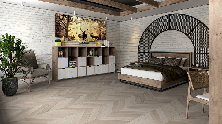 Усовершенствованная кварц-виниловая LVT плитка DAMY FLOOR Шеврон Пале-Рояль Усовершенствованная кварц-виниловая LVT плитка DAMY FLOOR Шеврон Пале-Рояль