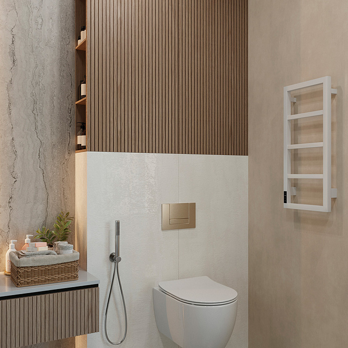  Электрический полотенцесушитель WARMMET Simple