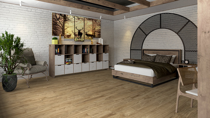 SPC Ламинат DAMY FLOOR Семья Орех Европейский SPC Ламинат DAMY FLOOR Семья Орех Европейский