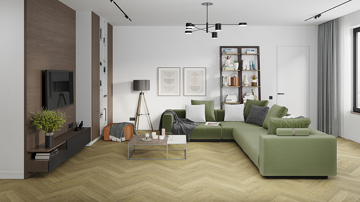 Усовершенствованная кварц-виниловая LVT плитка  DAMY FLOOR Лондон Эдинбург