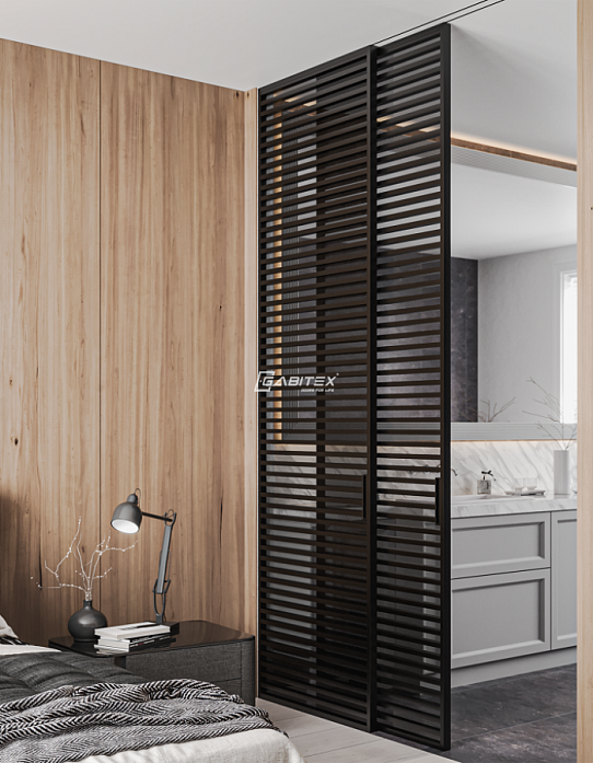 Алюминиевая перегородка 09 GREY │CHROME MATT Алюминиевая перегородка 09 GREY │CHROME MATT