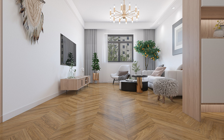 Усовершенствованная кварц-виниловая LVT плитка DAMY FLOOR Шеврон Монсоро Усовершенствованная кварц-виниловая LVT плитка DAMY FLOOR Шеврон Монсоро