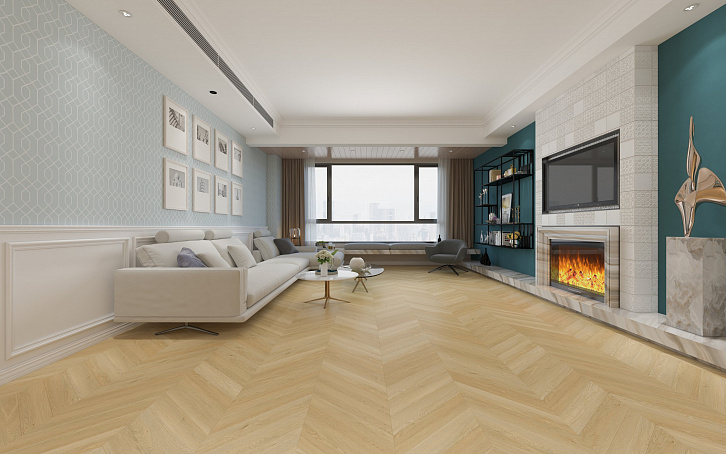 Усовершенствованная кварц-виниловая LVT плитка DAMY FLOOR Шеврон Тюильри Усовершенствованная кварц-виниловая LVT плитка DAMY FLOOR Шеврон Тюильри