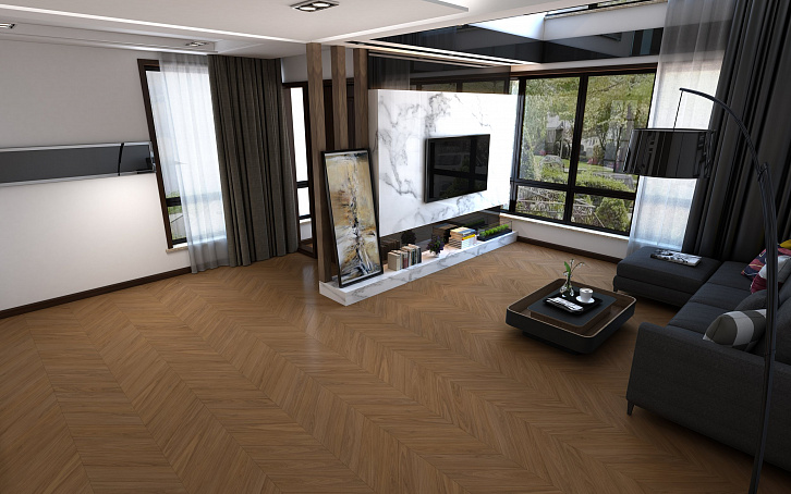 Усовершенствованная кварц-виниловая LVT плитка DAMY FLOOR Шеврон Блуа Усовершенствованная кварц-виниловая LVT плитка DAMY FLOOR Шеврон Блуа