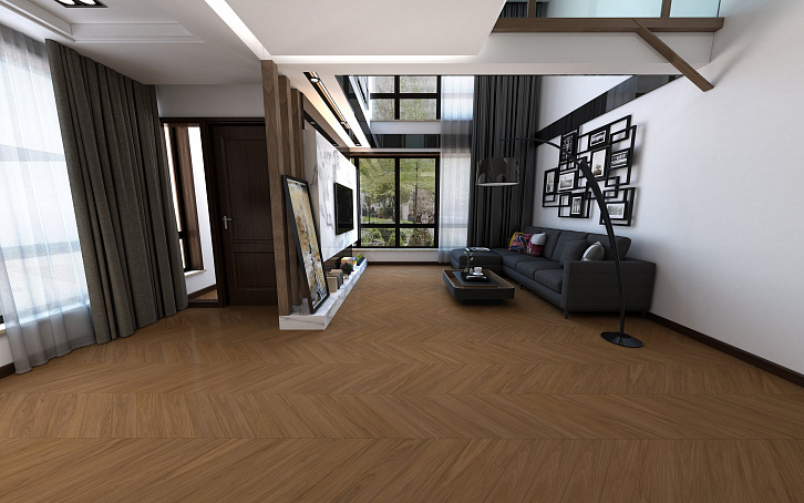 Усовершенствованная кварц-виниловая LVT плитка DAMY FLOOR Шеврон Блуа Усовершенствованная кварц-виниловая LVT плитка DAMY FLOOR Шеврон Блуа