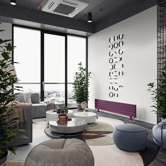 Трубчатый напольный радиатор Радиатор WARMMET Flat 60 HN