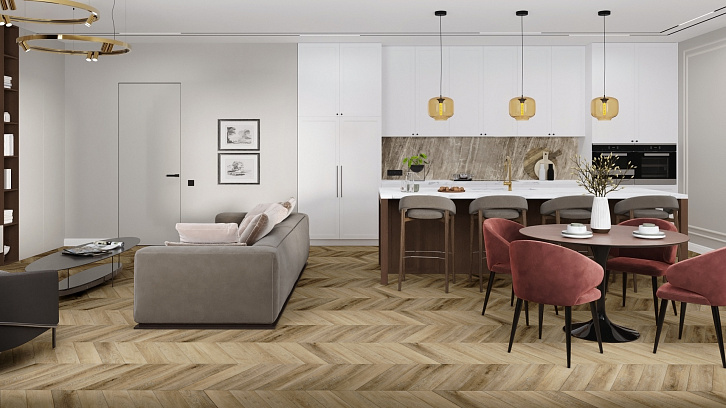 Усовершенствованная кварц-виниловая LVT плитка DAMY FLOOR Шеврон Амбуаз Усовершенствованная кварц-виниловая LVT плитка DAMY FLOOR Шеврон Амбуаз