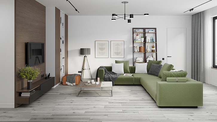 SPC Ламинат DAMY FLOOR Семья Дуб Классический Серый SPC Ламинат DAMY FLOOR Семья Дуб Классический Серый